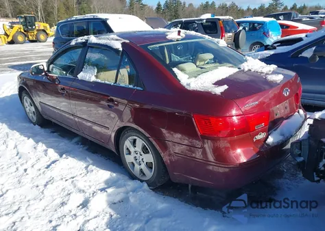 2009 Hyundai Sonata Gls from USA, damaged, VIN 5NPET46C99H459839